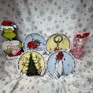 The Grinch Who Stole Christmas 65th Anniversary 2022 Small/Salad/App Plates